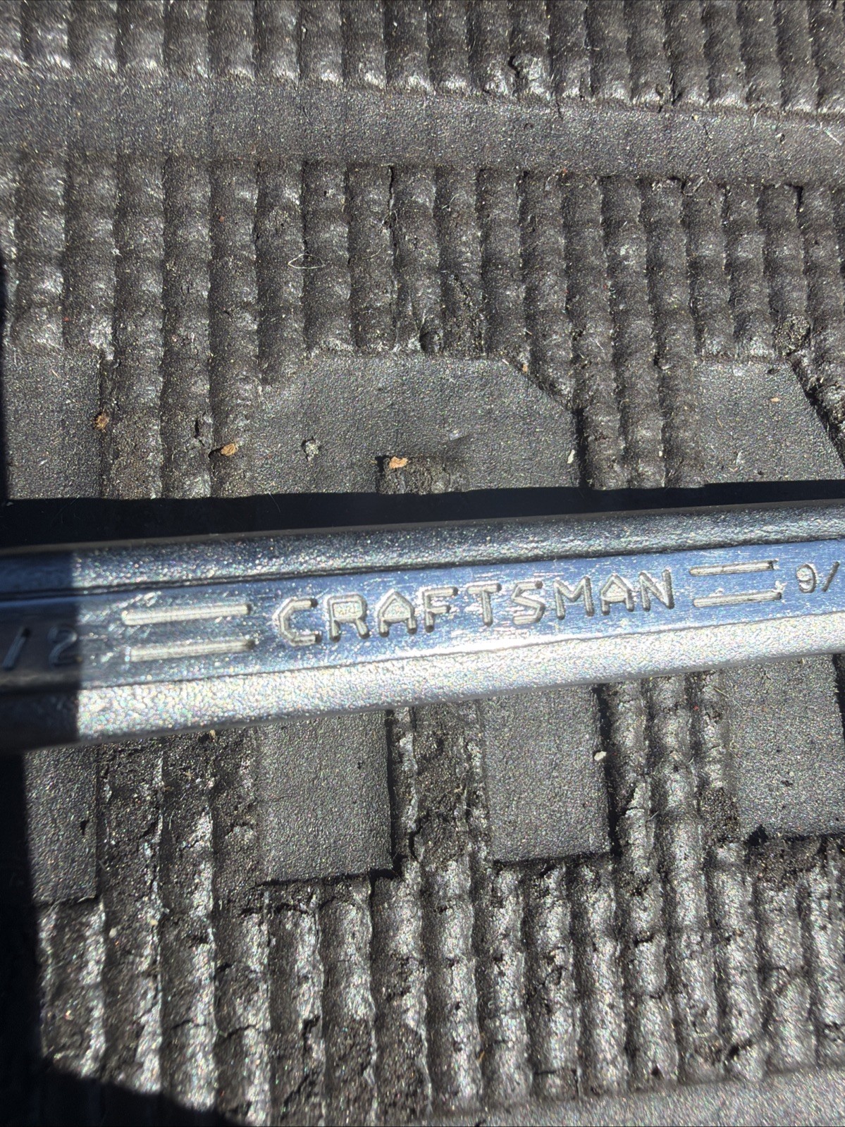 Sears Craftsman Pointy A Logo Double Box End Wrench Six 6 Pt Rare 1/2” X 9/16”