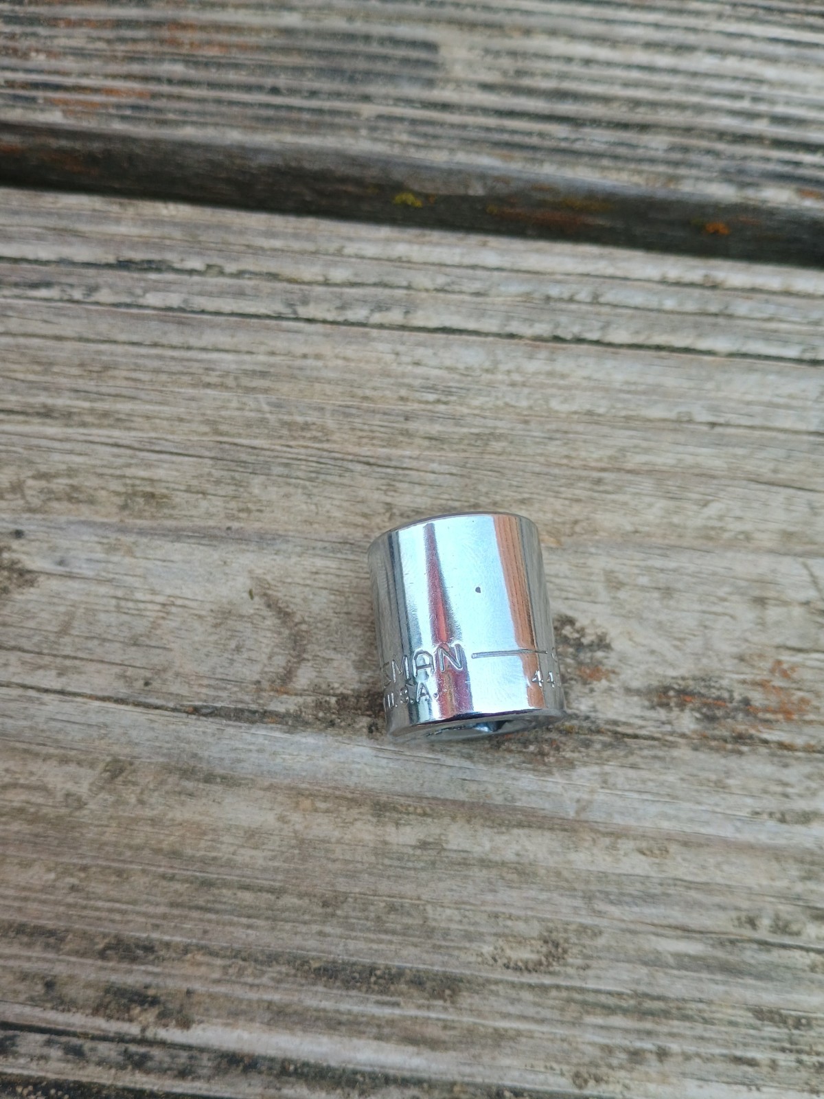 Vintage Craftsman 5/8″ 12 Point Shallow Socket 3/8″ Drive G 44335 USA