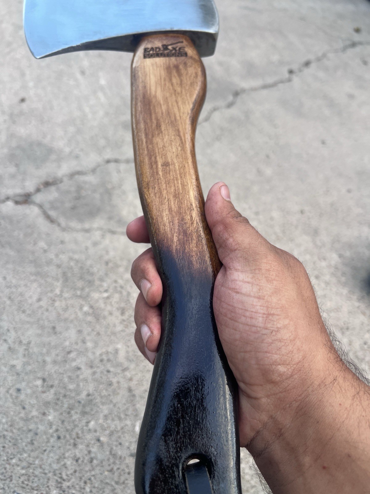 Bad-Axe SM 1.9lb Camp Axe – Custom Handmade 13.5in Maple Handle