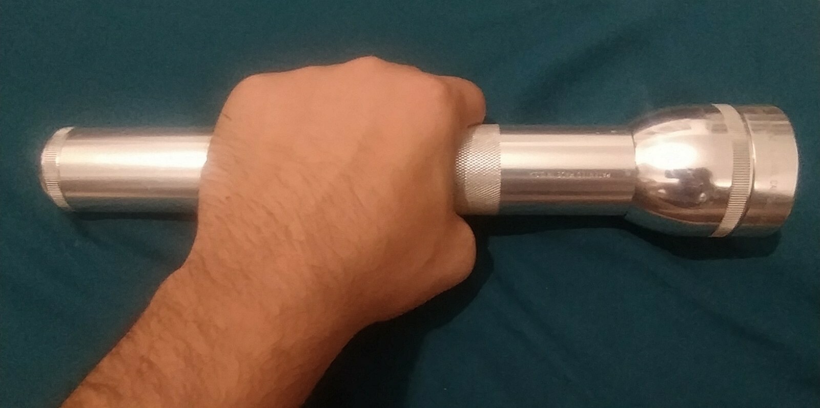 ALUMINIUM BIG MAG-LITE 3 D CELL TORCH Flashlight made in USA