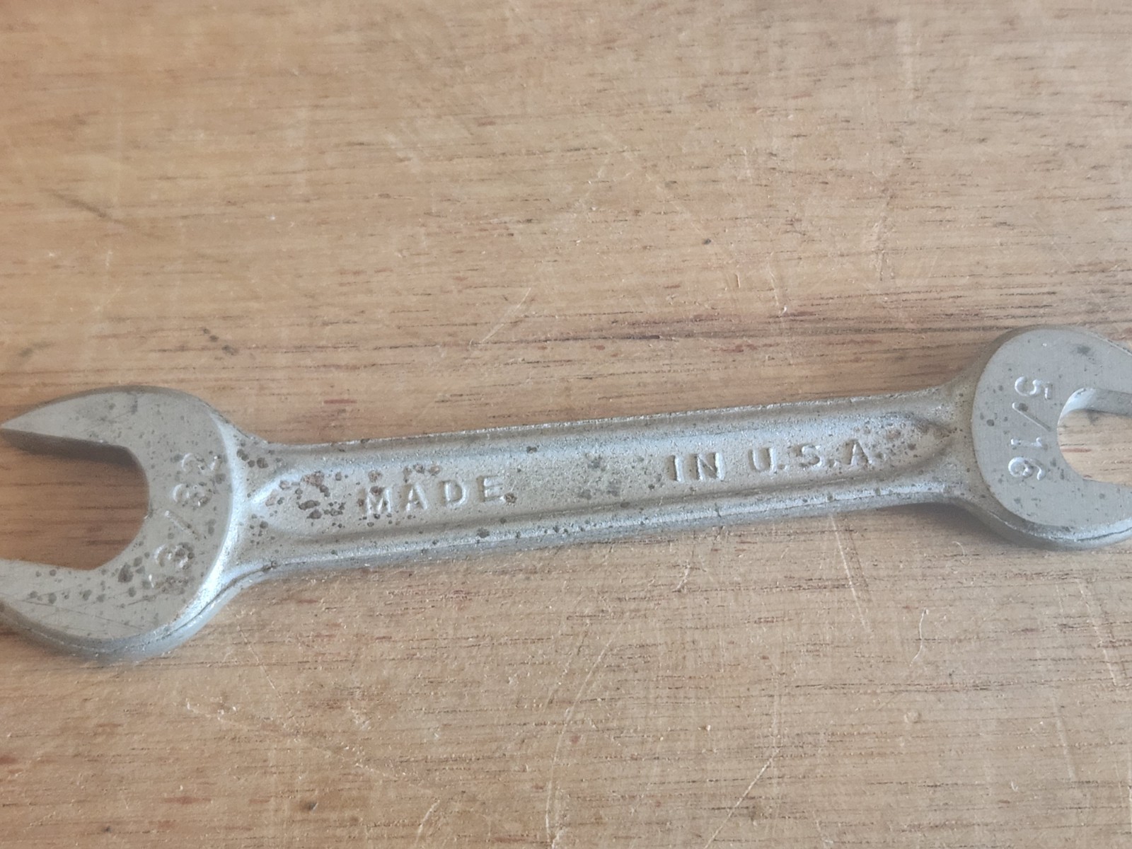 Open End Wrench Junk Drawer Lot Of 3 Plus One Mystery Part Piece Drop Forged Vtg