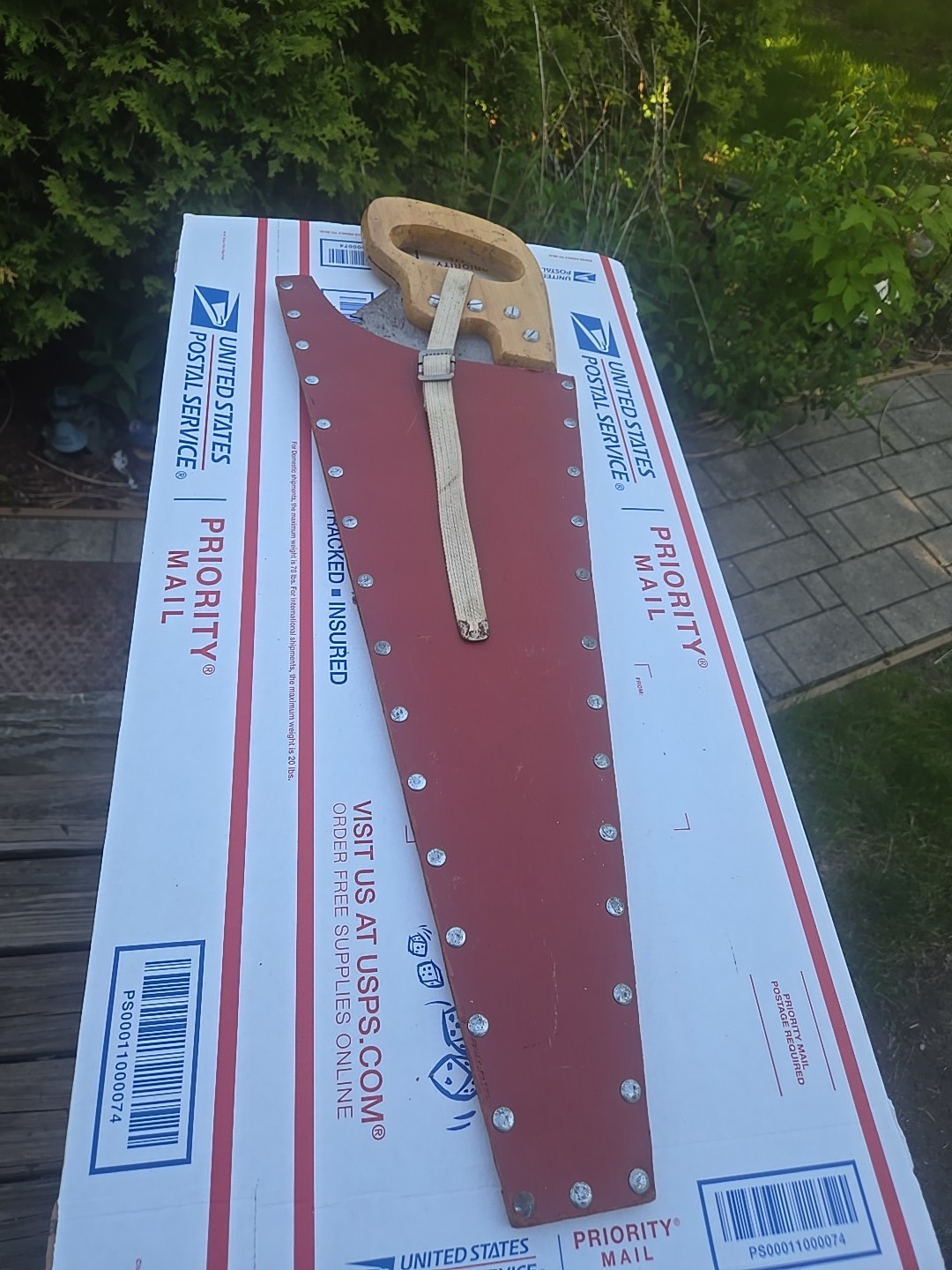Disston Model 32 Pruning Saw 24” Blade Tree Trimming Saw USA With Sheath