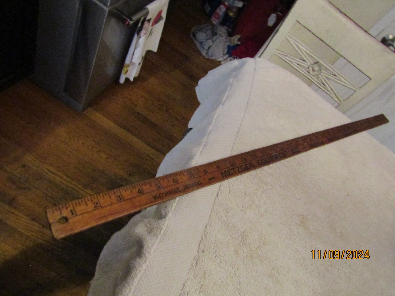 McCormick Deering Farm Metzger Equipment Waterloo Red Bud Valmeyer Ruler 30s 40s