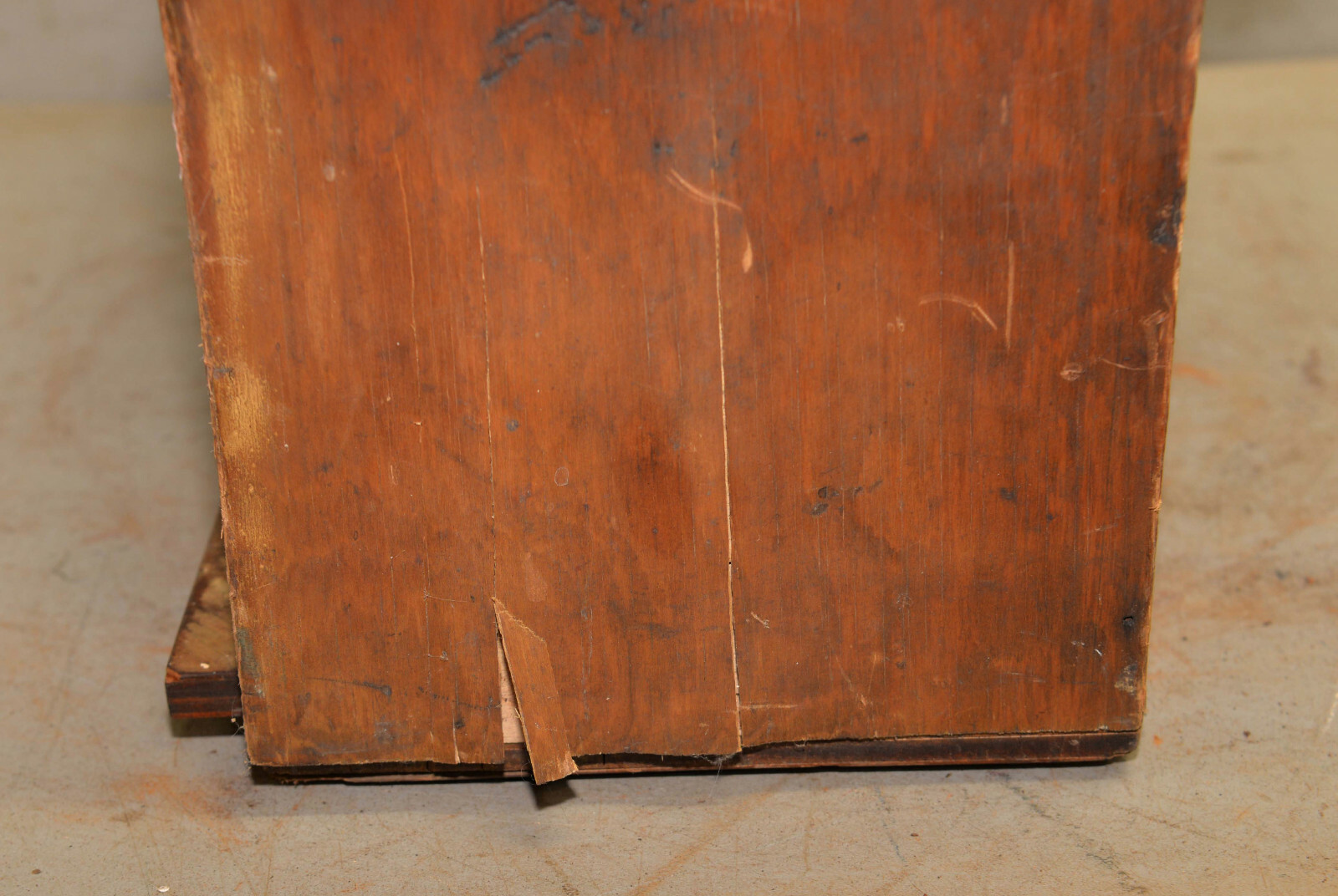 Antique 4 drawer chest collectible project box jeweler machinist repair C2