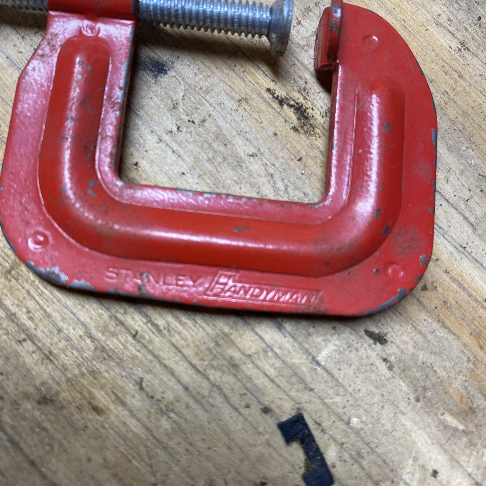 STANLEY Handyman No. H151 1″ C-Clamp Made in USA