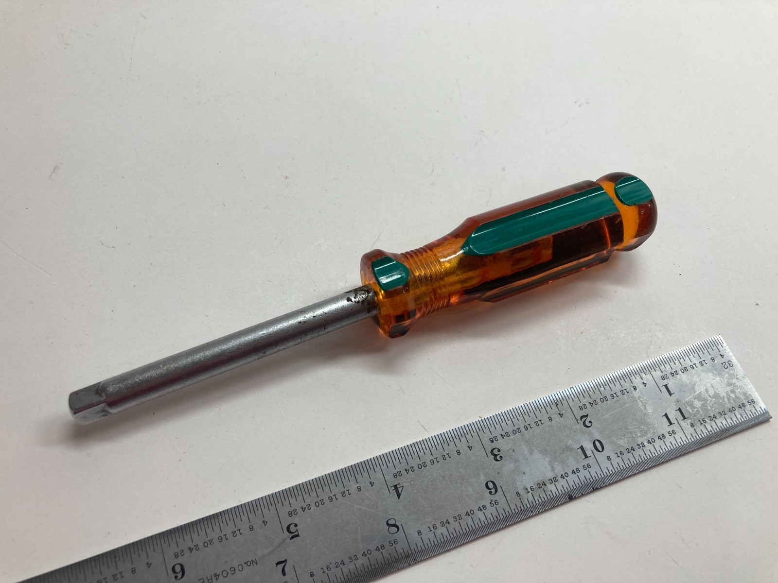 Vintage Thorsen Tools 80M Yellow & Green Handle Socket Spinner 1/4″ Driver USA