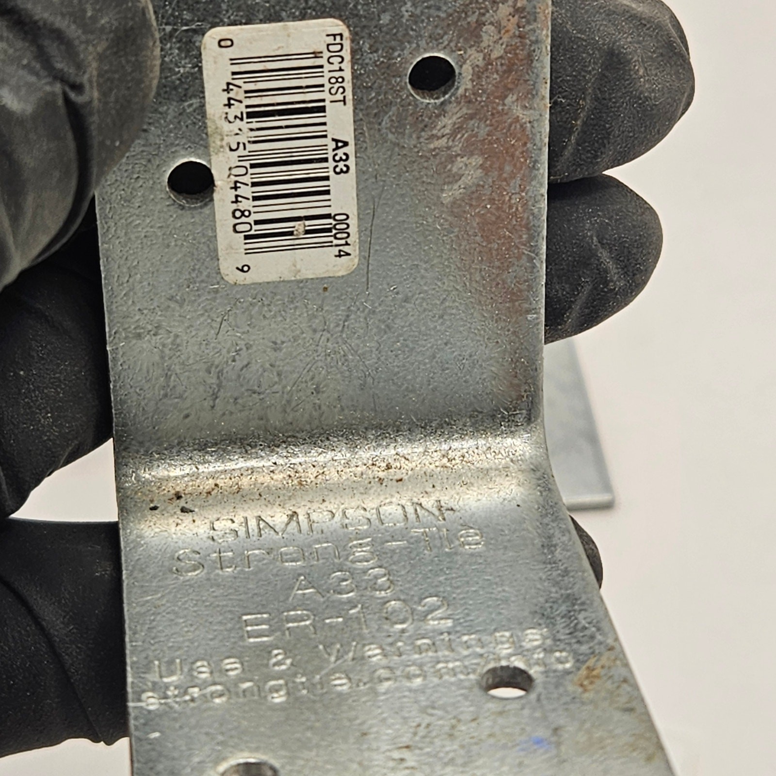 SIMPSON STRONG-TIE L-SHAPE BRACKET LOT A311 | A66 | A33 NWT GALVANIZED