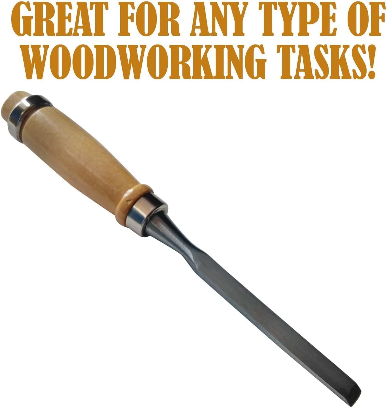 Wood Carving Hand Chisel Tool Set Professional Woodworking Gouges Steel 12 PCS