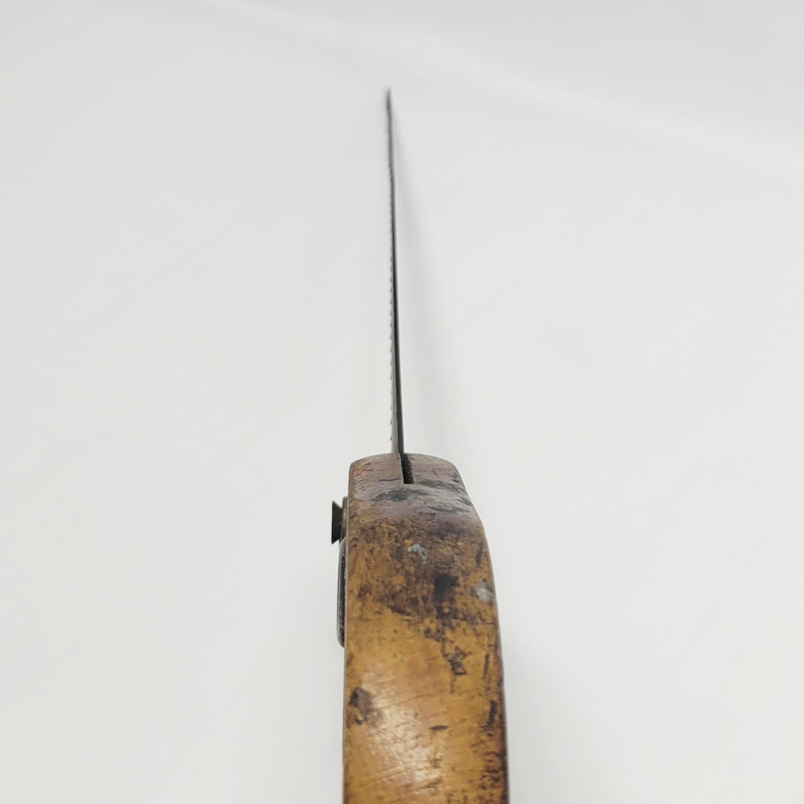 Vintage Keyhole Hand Saw with Wood Handle – Antique Compass Saw Tool