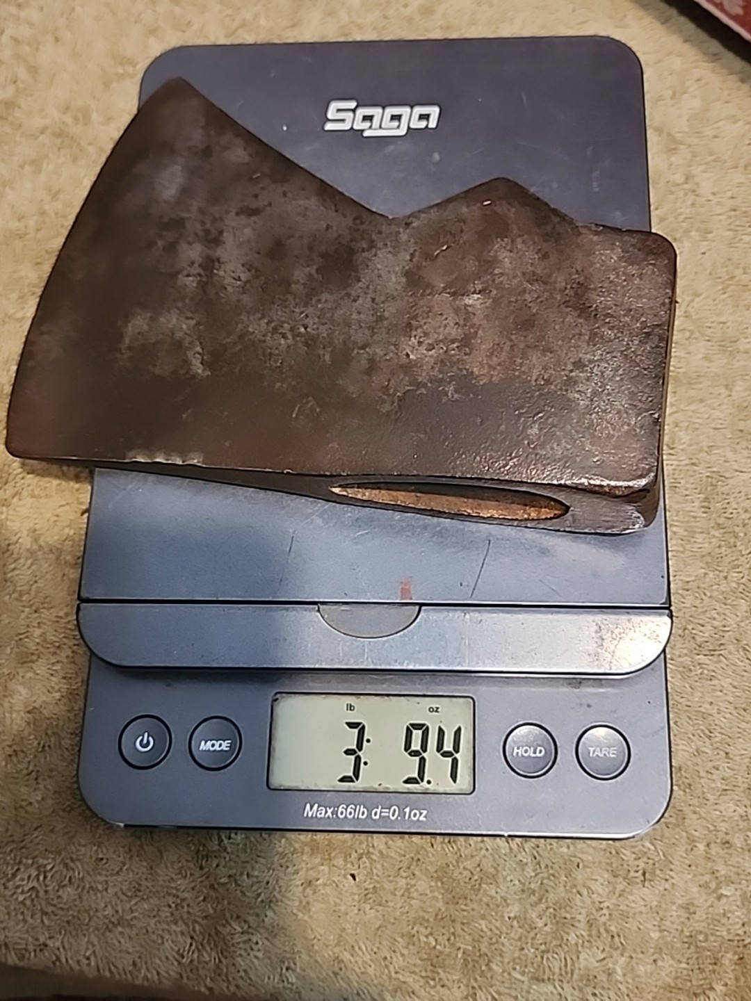 VTG COLLINS 3-1/2 JERSEY KENTUCKY PATTERN 3 lb 9 oz AXE HEAD LOGGING TOOL