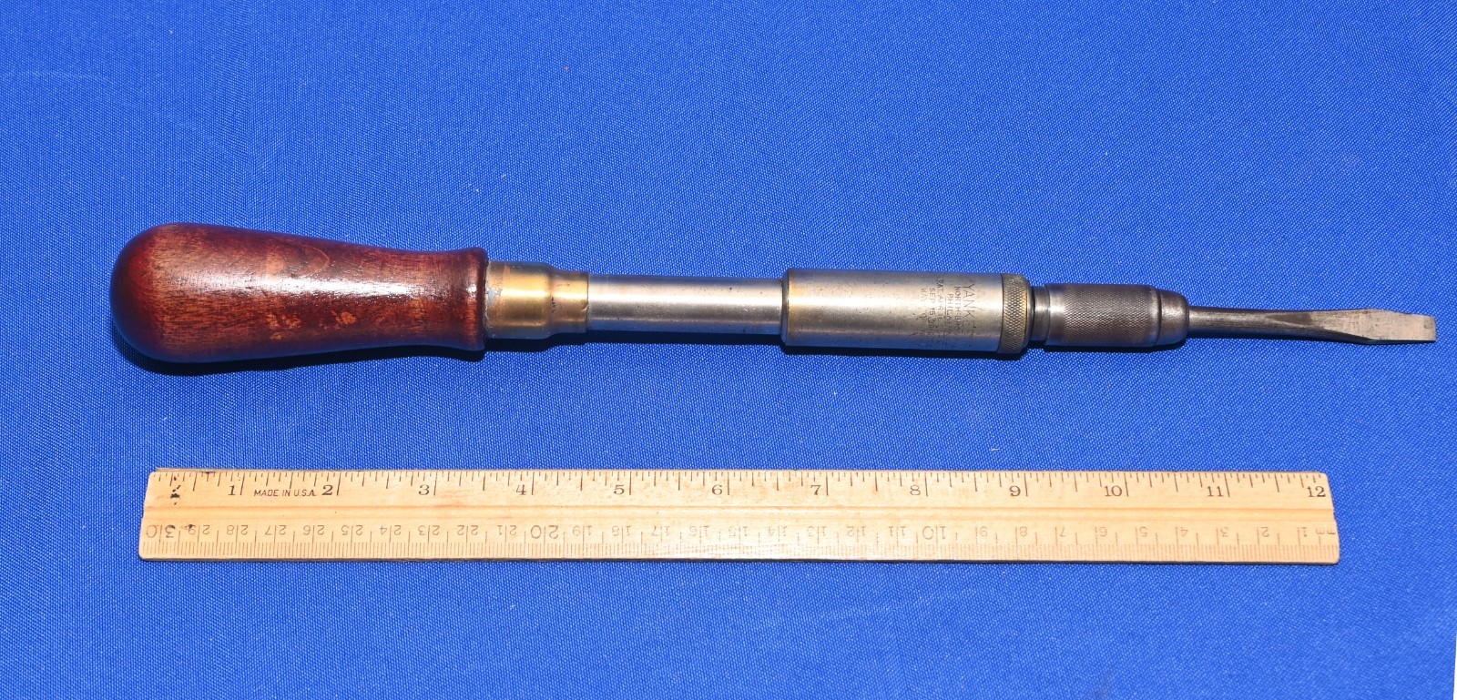 Pre-Stanley Yankee No. 30 Spiral/Ratchet Screwdriver. North Bros. MFG Co.