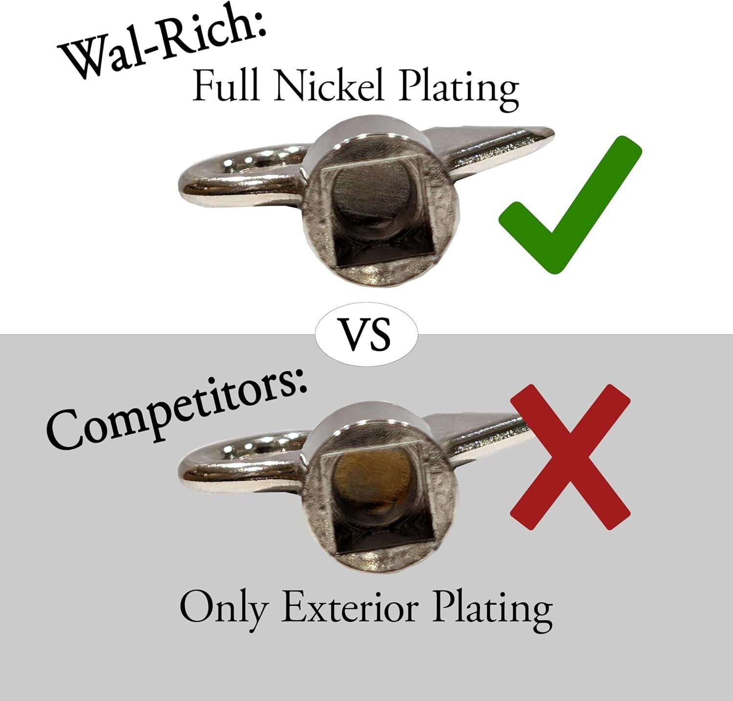 Radiator Vent Key for Air Release in Central Heating Systems – Brass Material