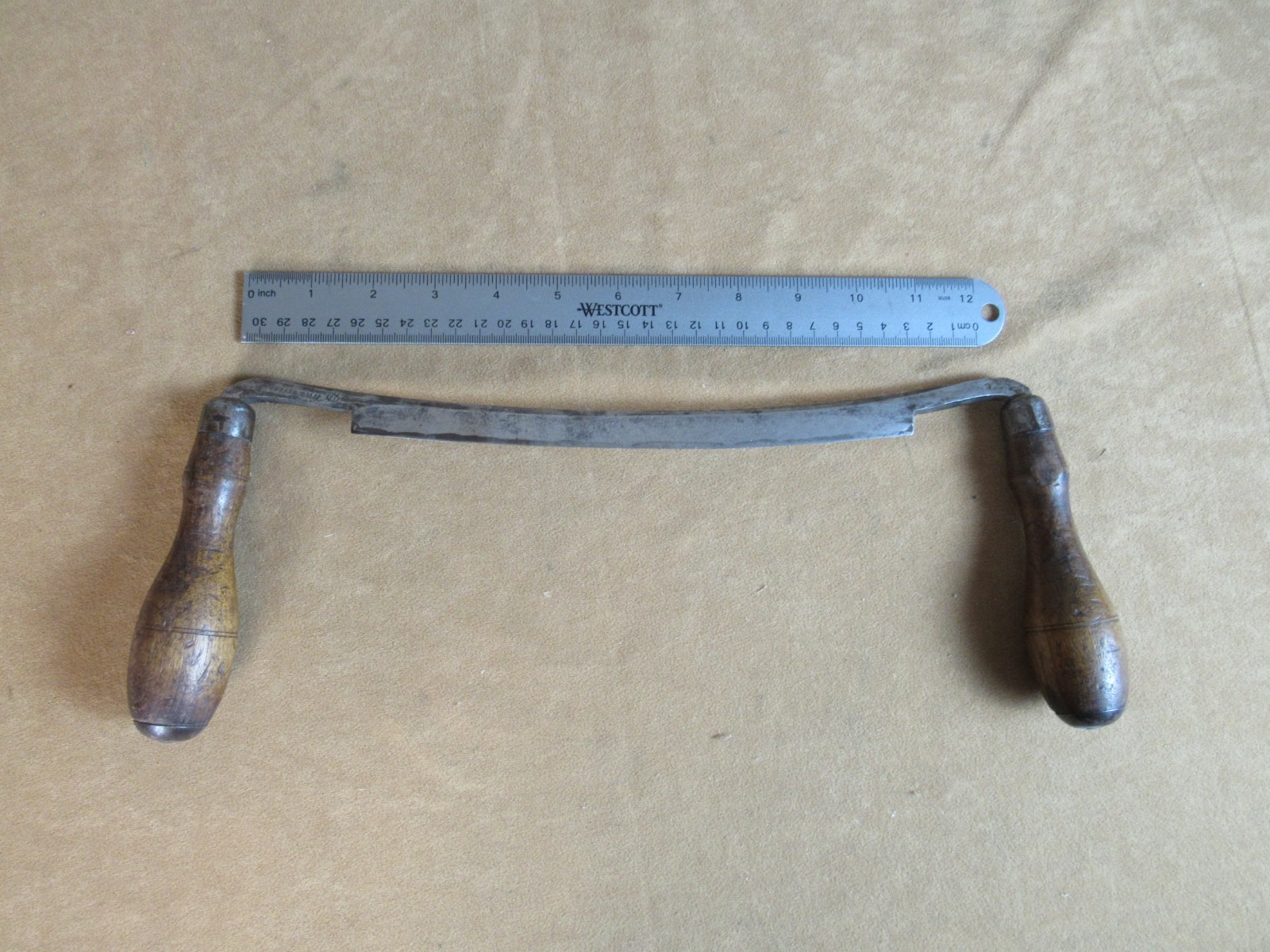 Antique Hubbard Hardware Co Drawknife Tool 1868 -1874 1870s