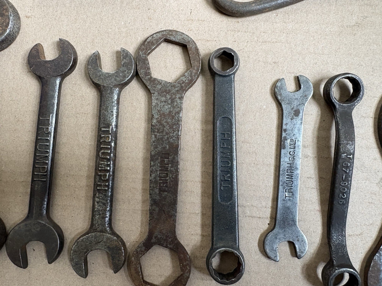 vintage triumph motorcycle tool kit tool roll