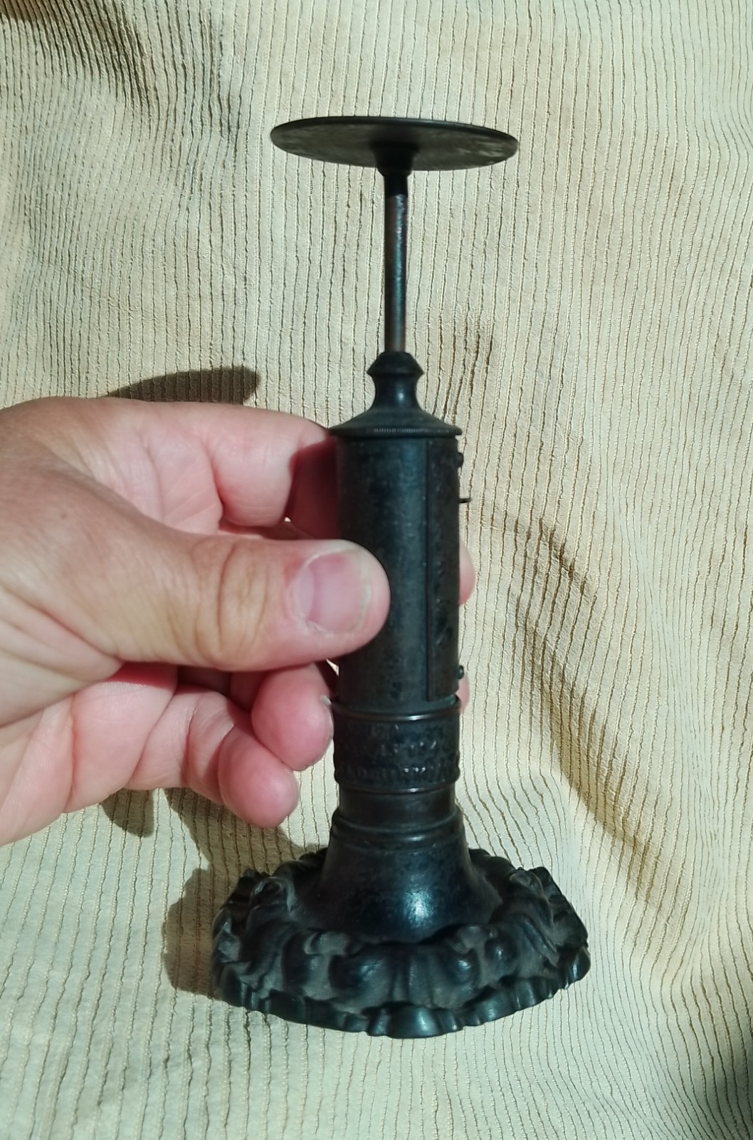 Antique Candlestick Spring Balance Postal Scale Winfield 1840