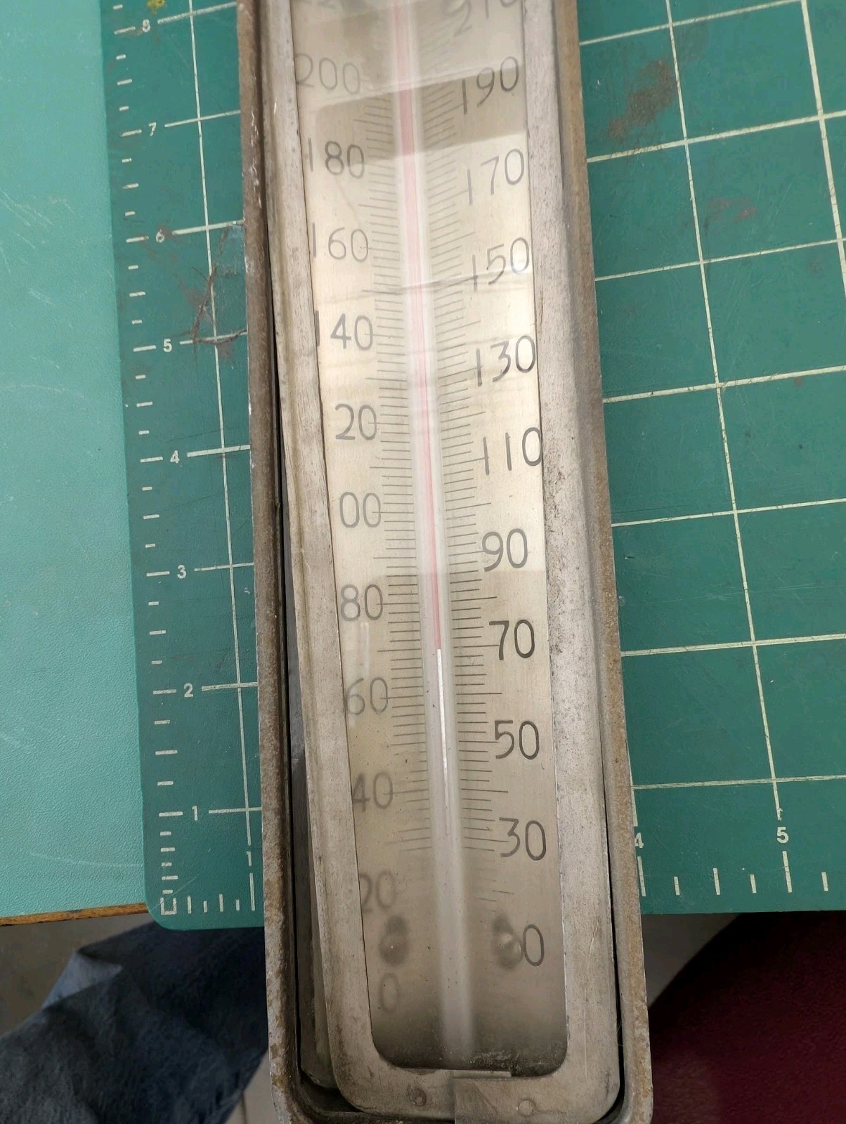 Works Vintage Moeller Industrial Temperature Gauge Richmond Hill, N.Y. !Charity!