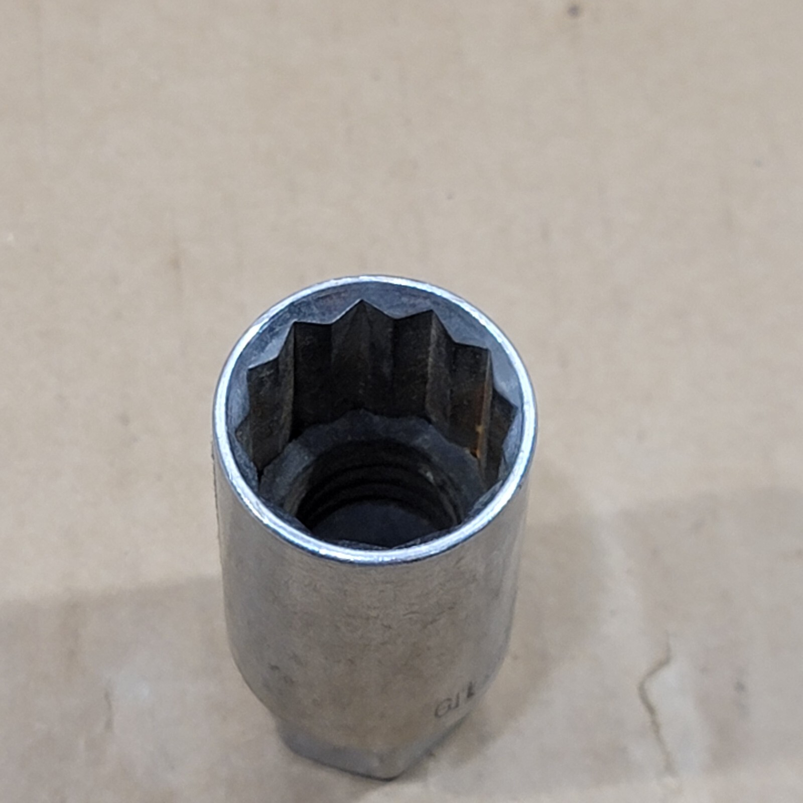 Vintage Great Neck 13/16″ Spark Plug Socket 12 point 3/8″ Drive SPS38 Taiwan