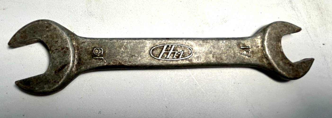 VINTAGE HM KOWA HONDA MOTORS KIT WRENCH DOUBLE OPEN END 19mm 17mm – N-56B