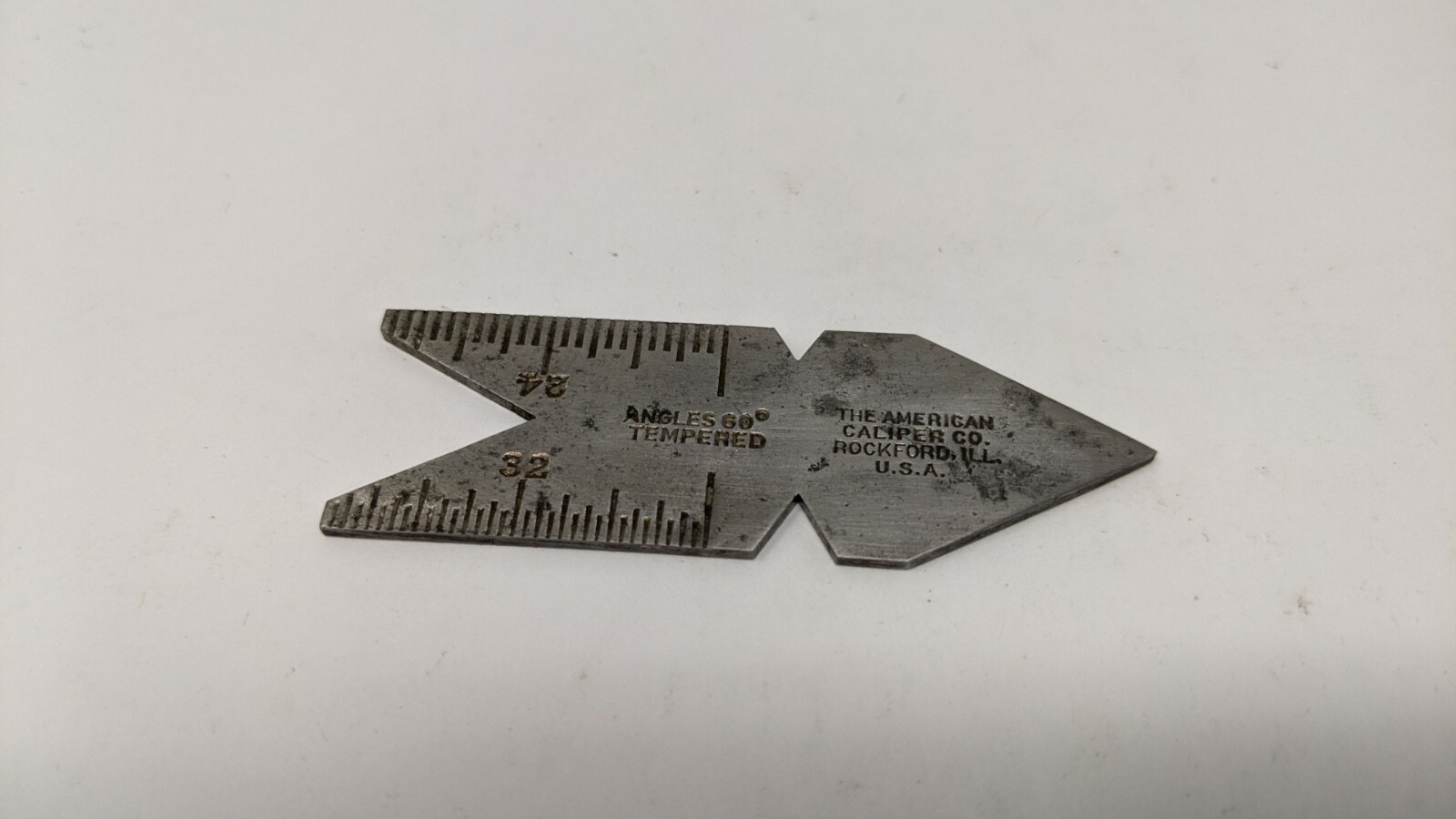 Vintage American Caliper Co. Center Gauge Made in USA