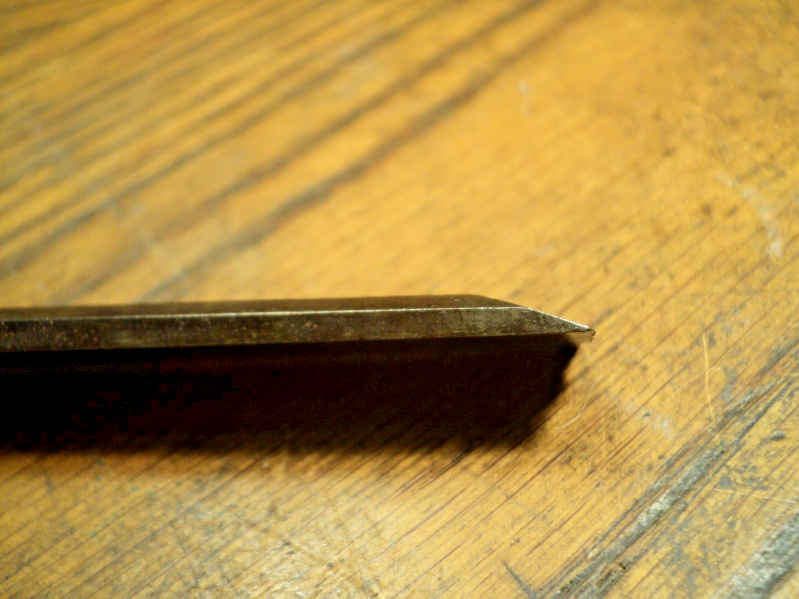 Vintage 1/2″ Wide Union Hardware Wood Chisel Tool 12-1/8″ Long Wood Handle USA
