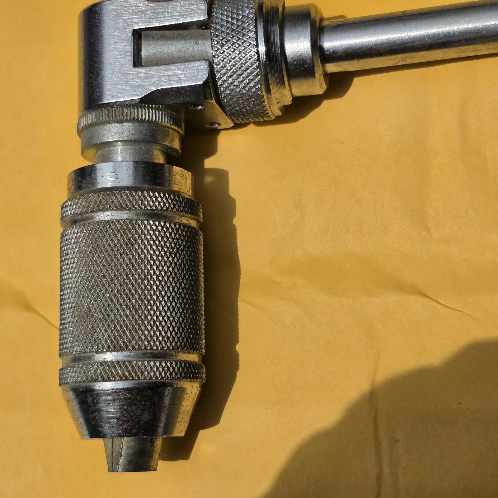 Vintage STANLEY Tools 02-743 Bit Brace Drill No. 73-12 Black Handle England-UK.