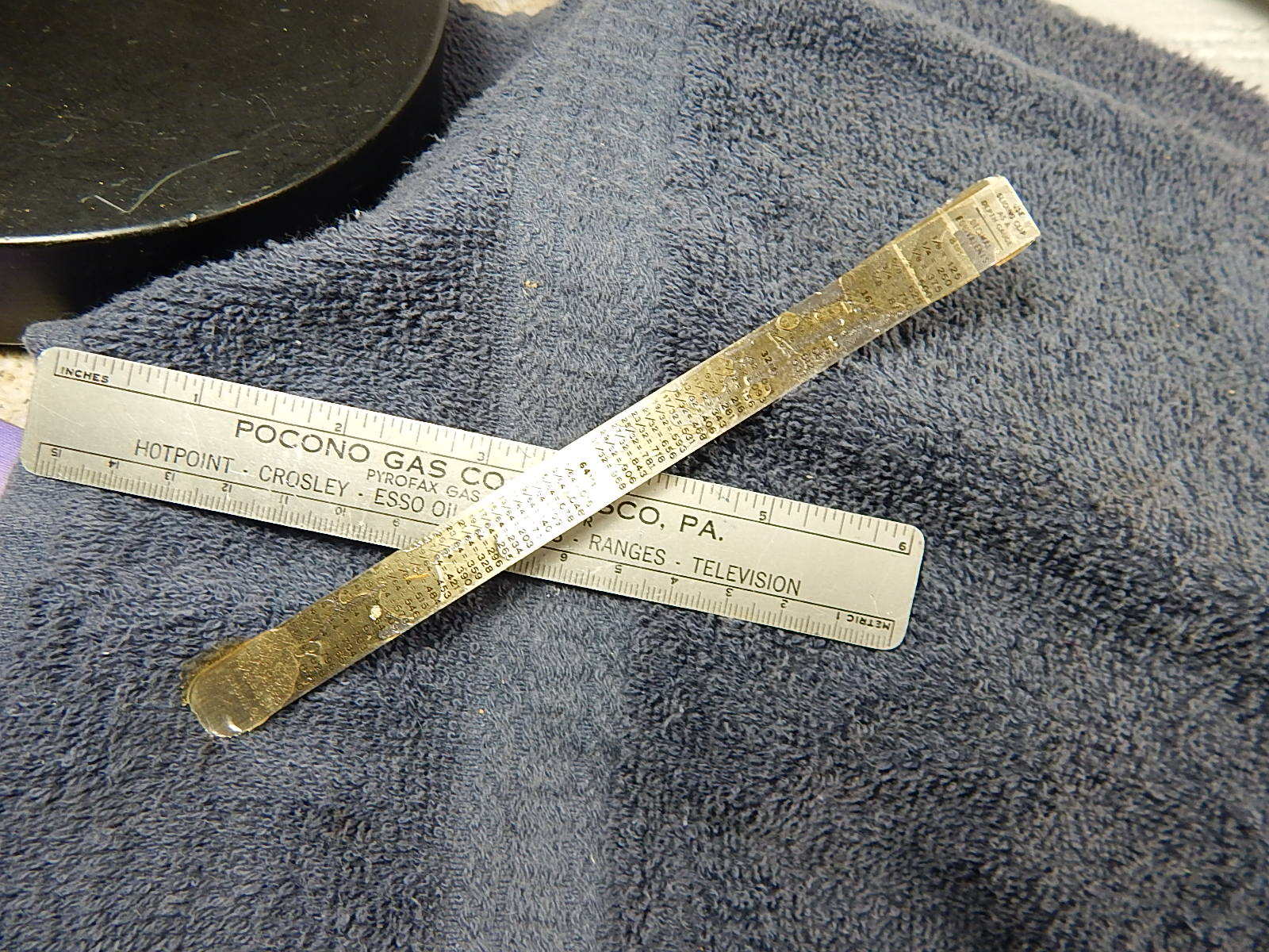 Executive No.46F Stainless Steel 6″ Ruler Decimal Equivalents Plastic Coated