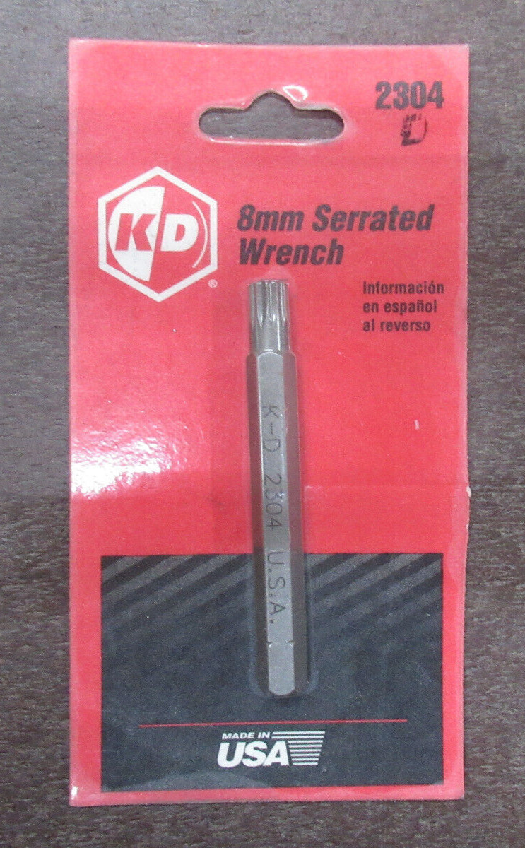 K&D 2304 8MM SERRATED WRENCH