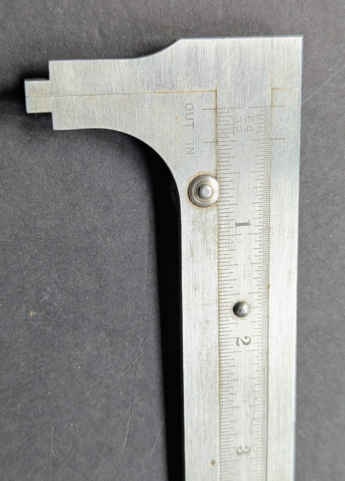 Millers Falls No. 405 Sliding Caliper Rule 5″ Stainless USA machinist tool