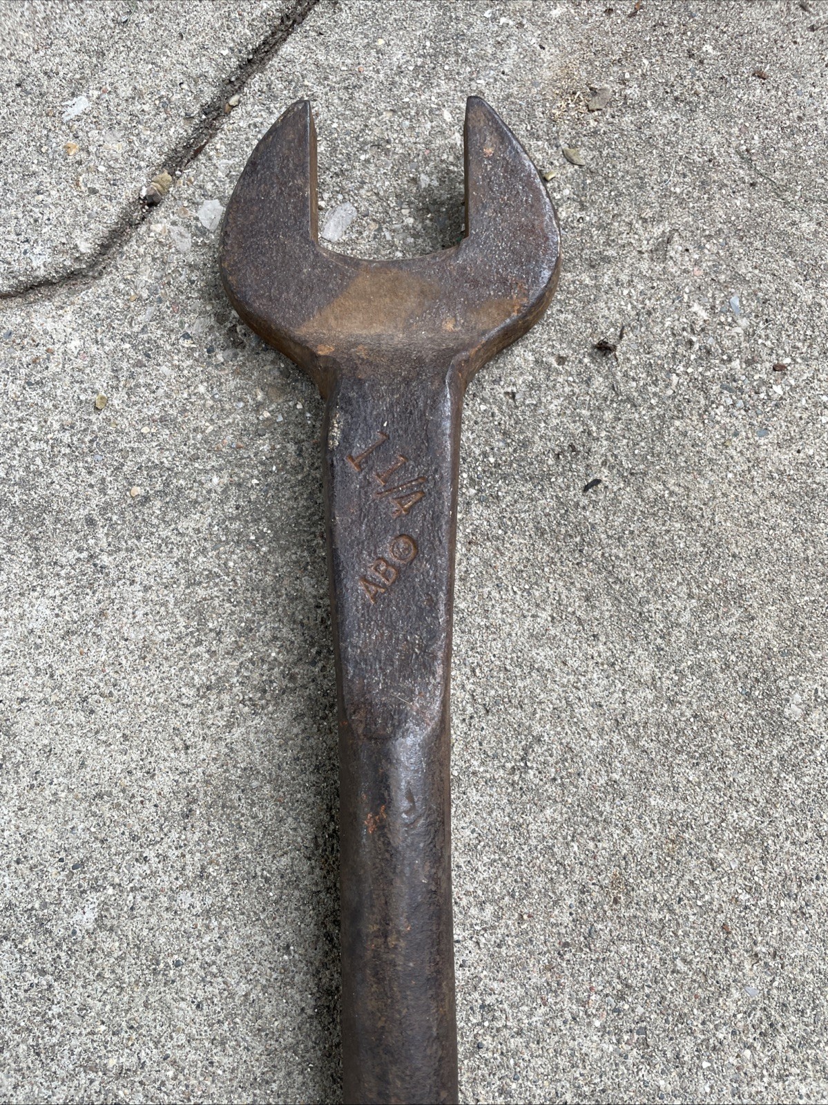American Bridge ABO Spud Wrench 1 1/4 ABCo HS 25” Long Vintage