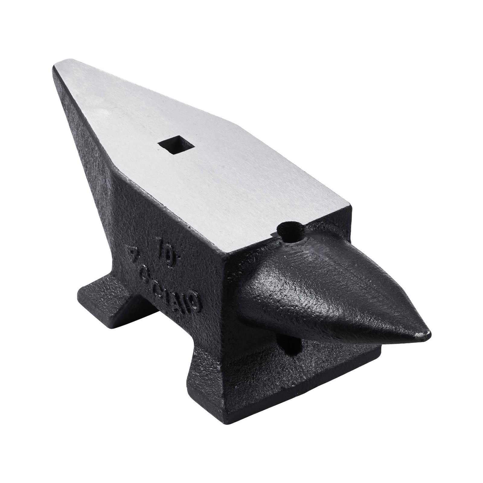 VEVOR Blacksmith Anvil 22lb 10kg Cast Steel Anvil Forged Steel Anvil Horn Anvil