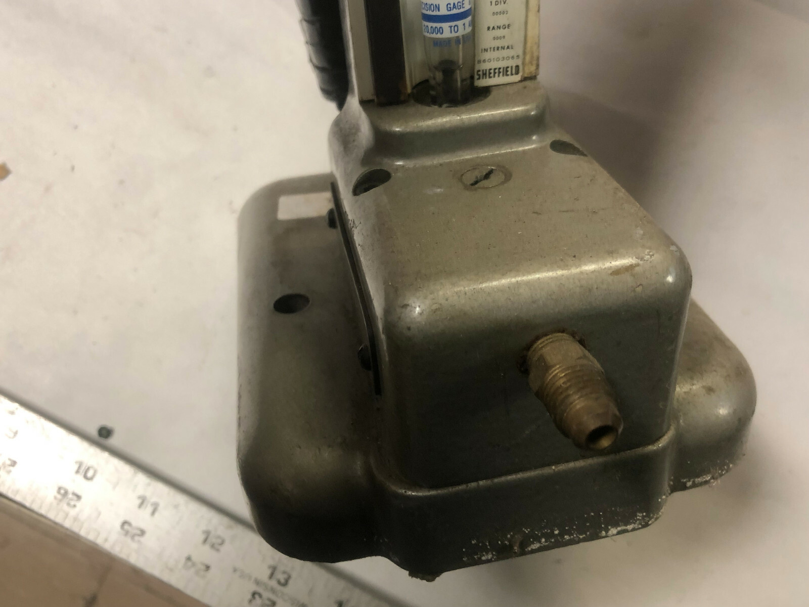 MACHINIST TOOLS LATHE MILL Sheffiled PrecisionAir Column Gage Gauge oFCe