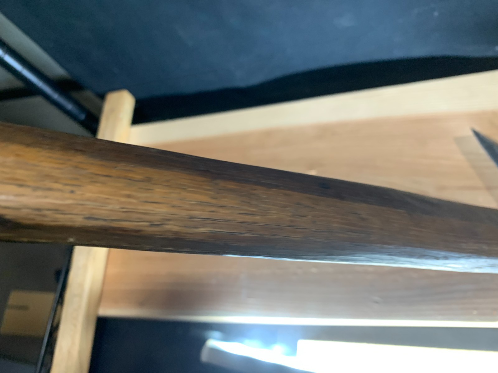 Antique- Medoyoki — Japanese Mortising Axe (for log rafting) 1275g 64cm