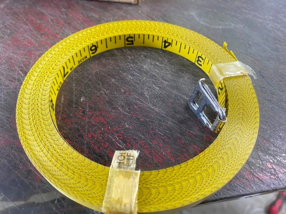 NOS Lufkin OHW100 100′ 8ths Steel Tape Refill w/ Hook in Original Cardboard Box