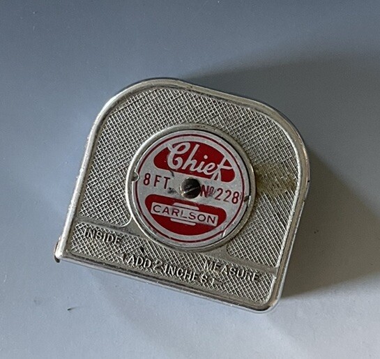 Carlson and Sullivan White Chief 10 Ft Swivel Head No. 3210 Tape Measure