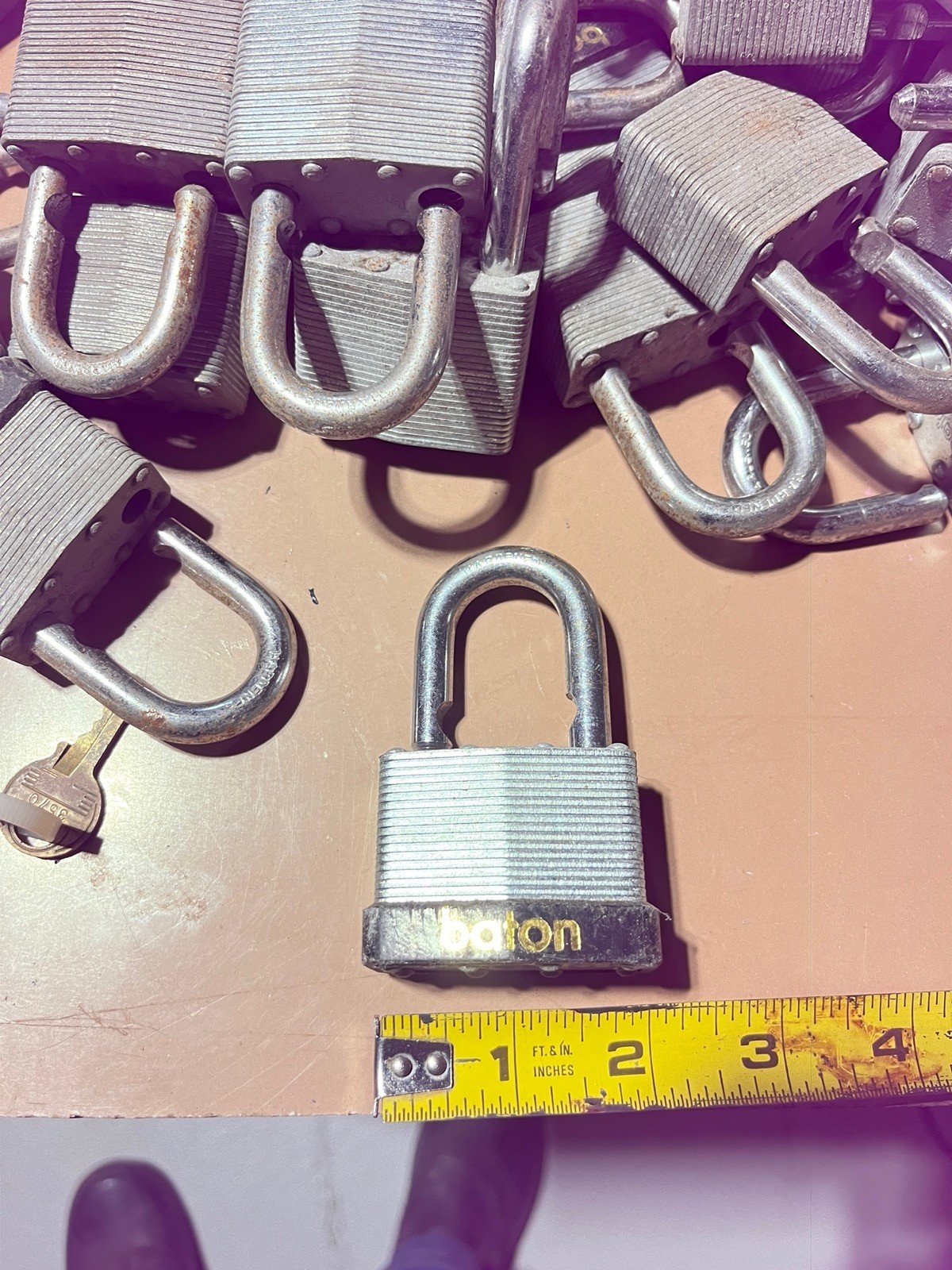 28 Baton Padlocks Keyed Alike 1 Key