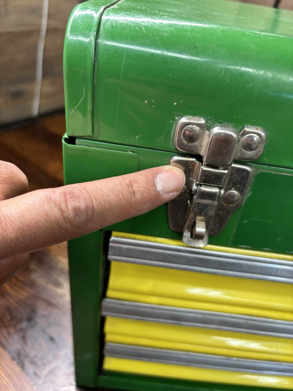 Green & Yellow John Deere 20.5” Portable Chest Tool Box With Drawers by Waterloo