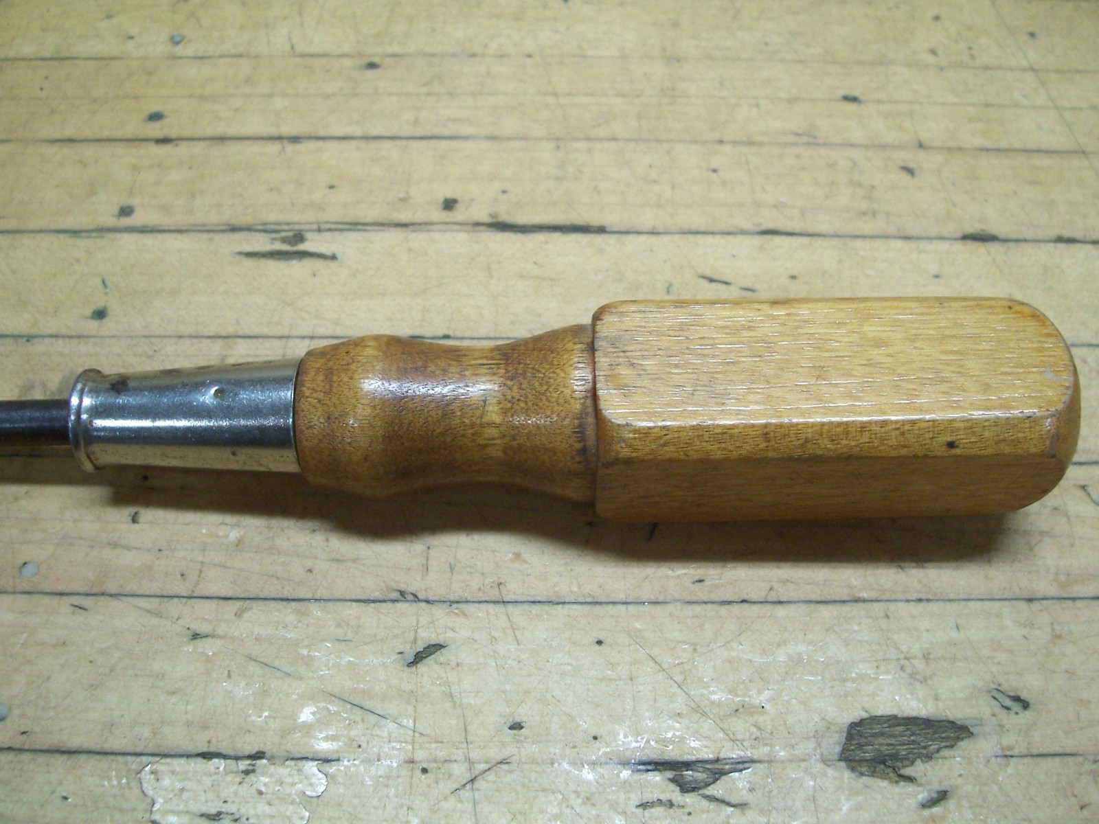NICE Vintage Snap-On Wood Handle Phillips Screwdriver 12-1/2″ Tool SDWP-355 USA