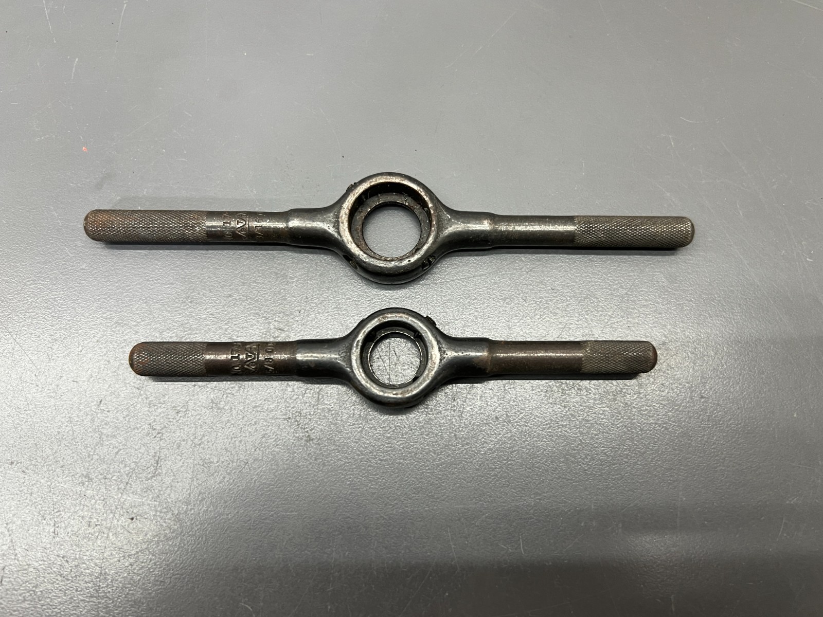 (R) VINTAGE GTD GREENFIELD 1750 & 1751 DIE WRENCH SET 5/8 & 13/16 O.D. – USA