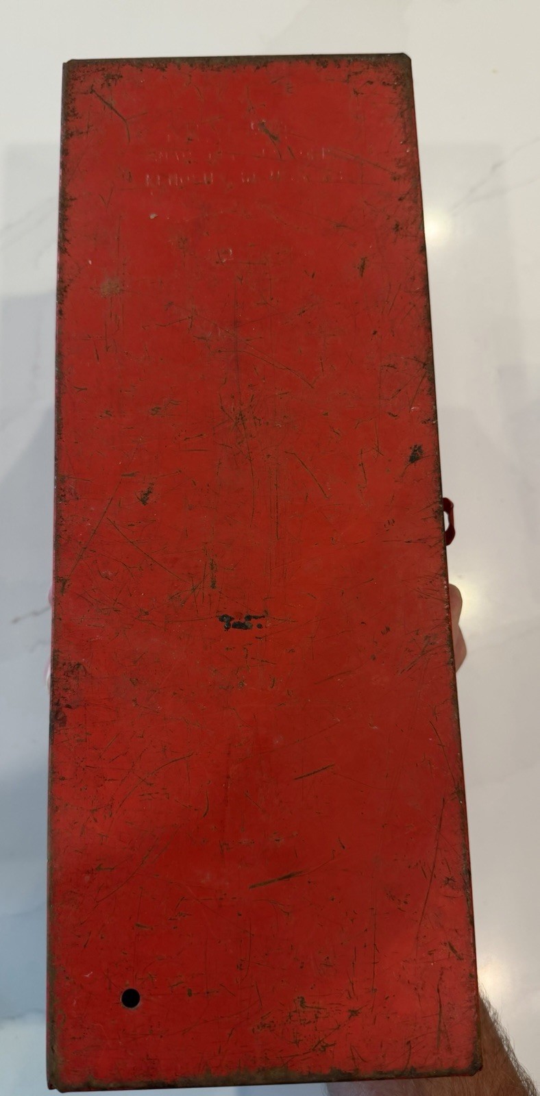 Snap-On KRA-104 Red Metal Tool Box 14 1/4″ x 5 1/2″ x 2 1/2″