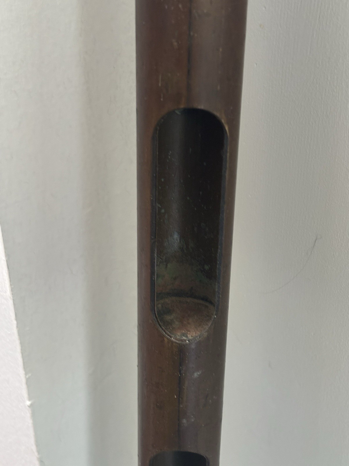 Vintage Twentieth Century Brass Works Brass Grain & Seed Probe 10 Slot 63” Tall