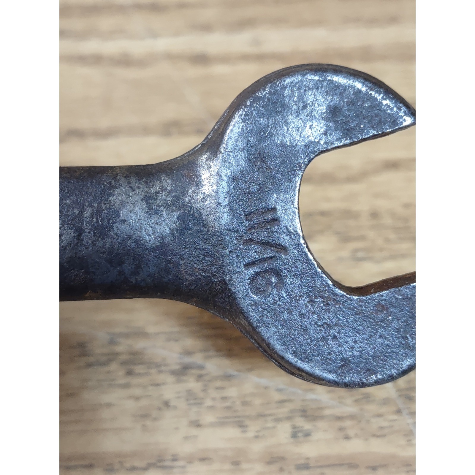 Vintage VLCHEK V-Shield Drop Forged Open End Wrench Set 4pc Steel Tools Made USA