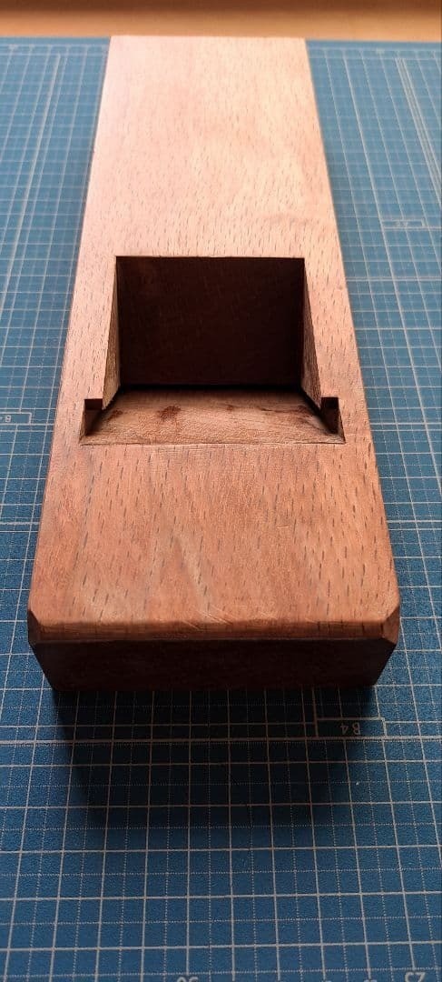Yamaguchi Fusaichi Mugen Kanna Japanese Smoothing Hand Plane 72mm Suminagashi