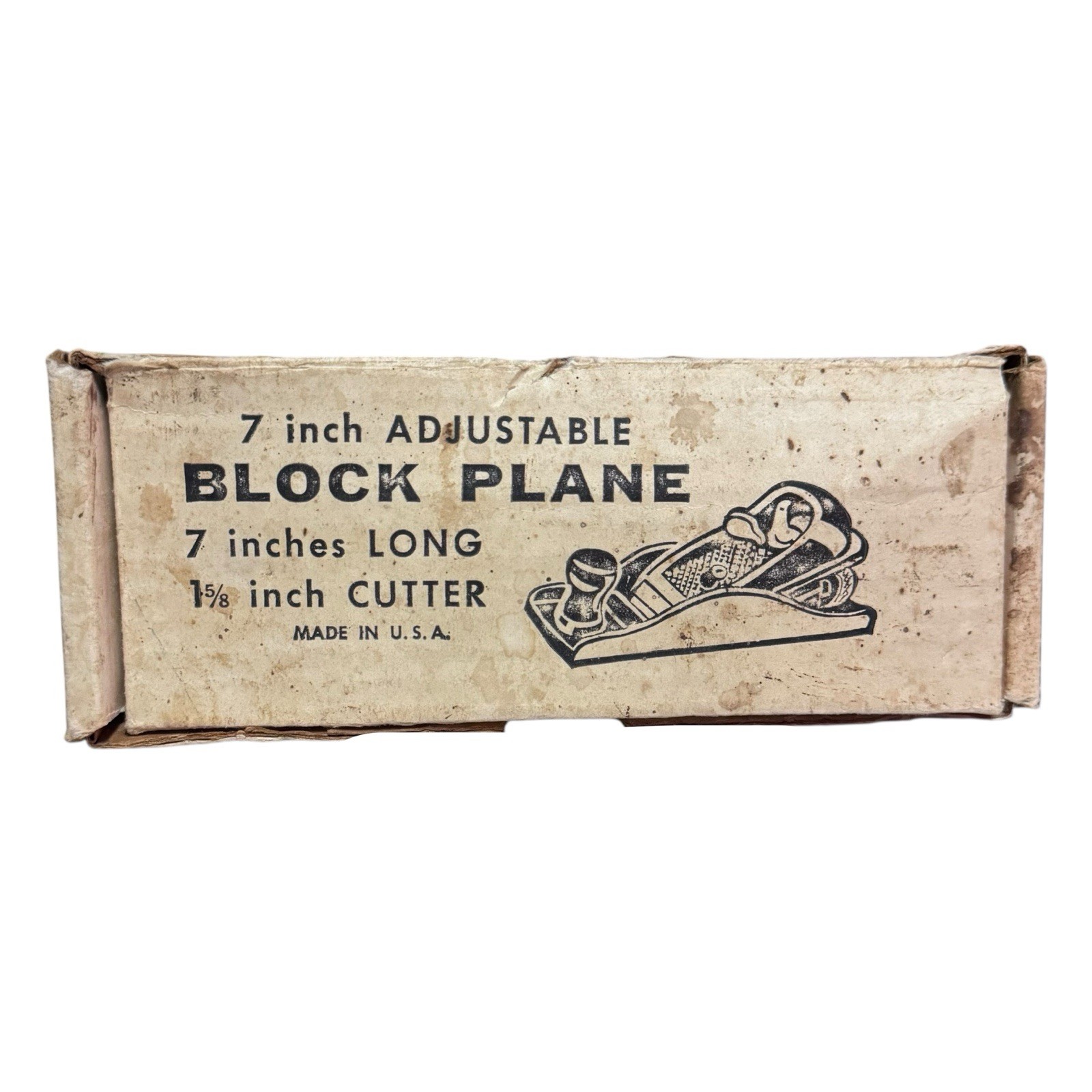 Master Mechanic Block Plane 7” W OEM Box & Instructions Took Industrial Men Gift