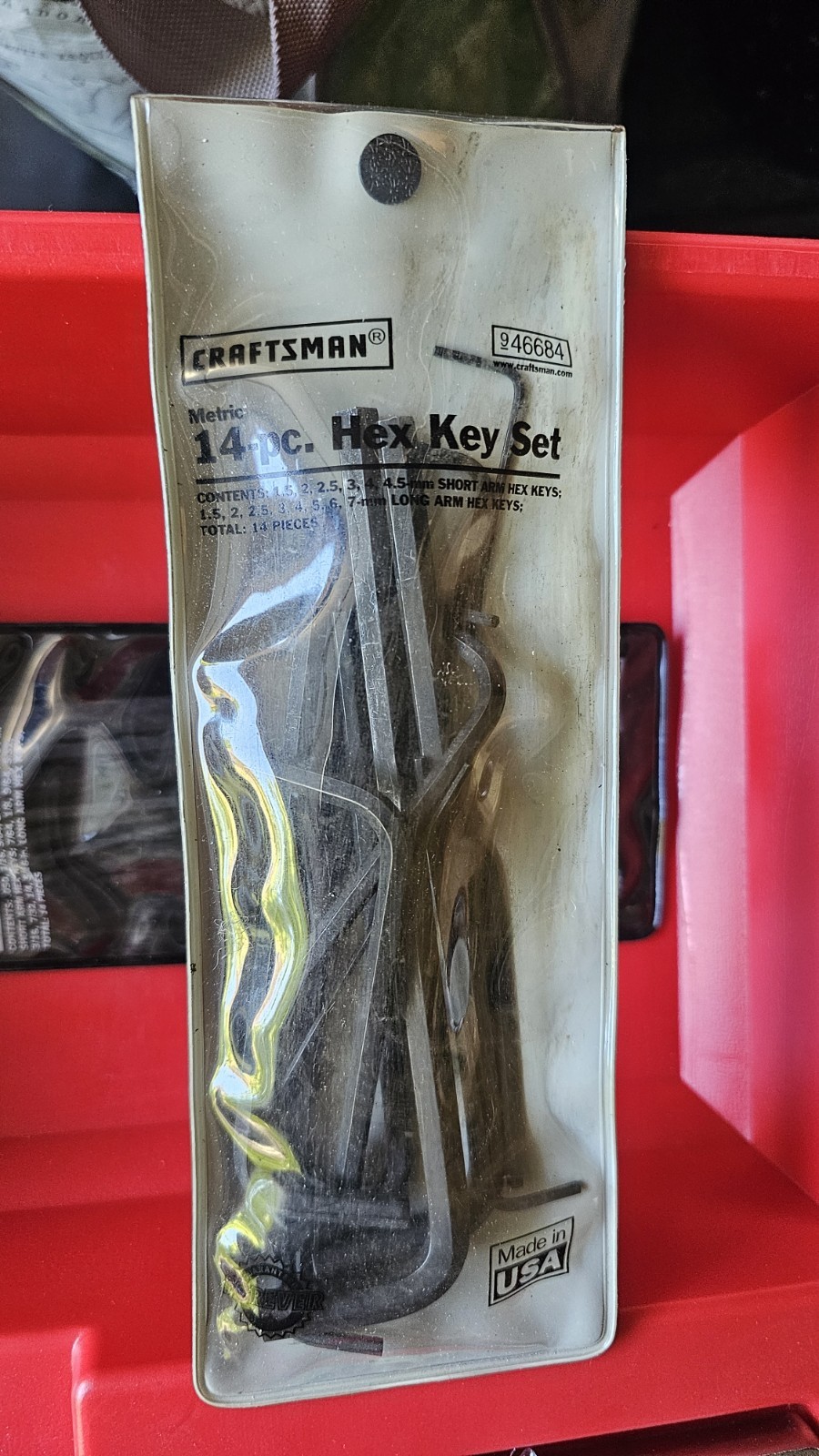 MINT Sears Craftsman USA Nos 190pc 3 Drawer Mechanics Tool Set 33190 Socket Wren