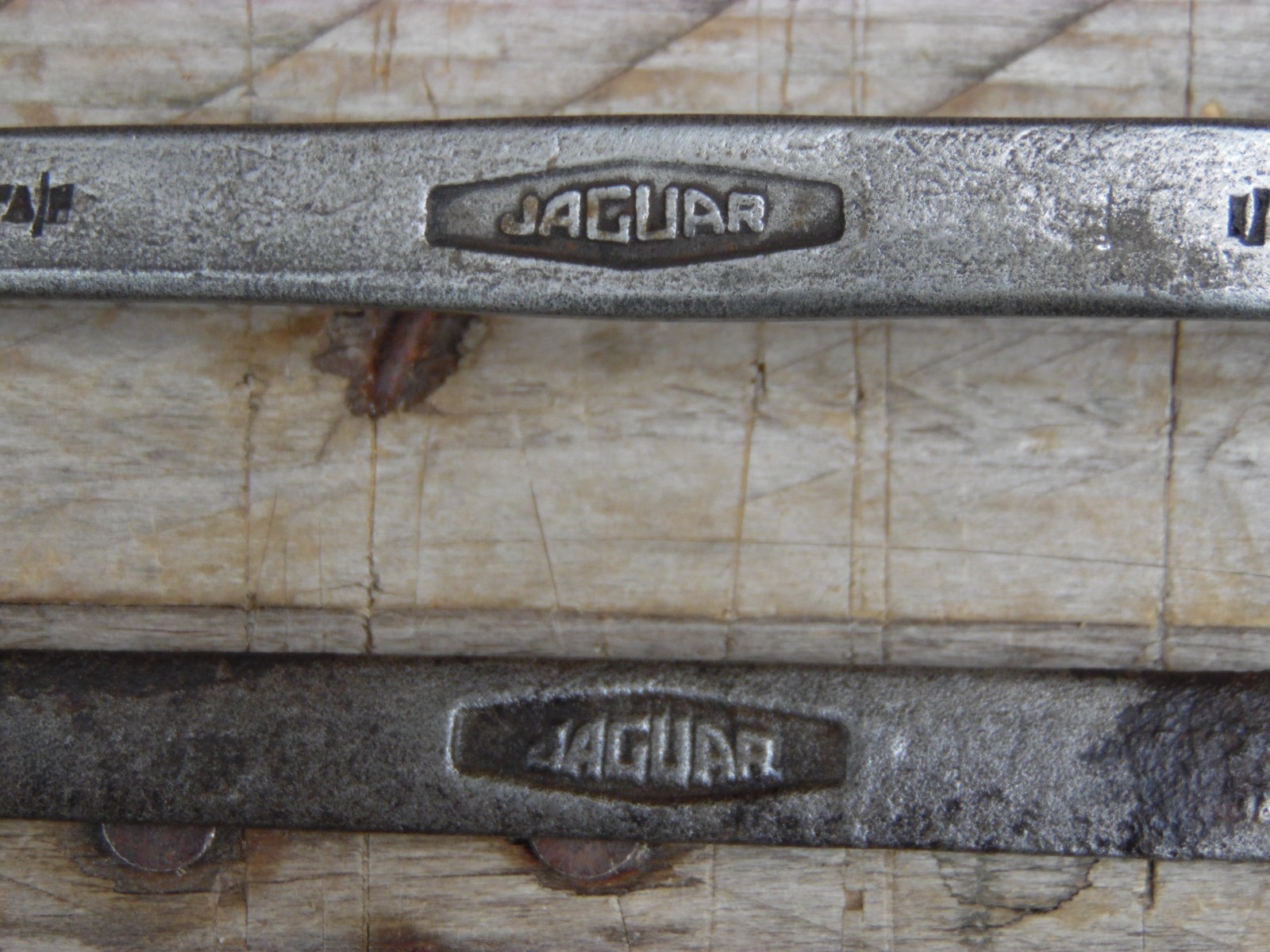 2x Vintage JAGUAR Garrington Open End Spanners Various Size Imperial British #36