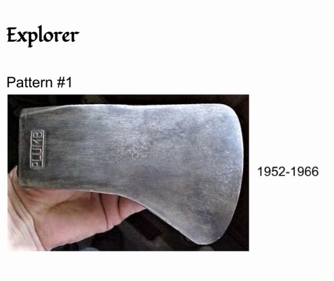 Vintage Plumb National Pattern Boy Scout Explorer Axe Head Boys Axe BSA Logo