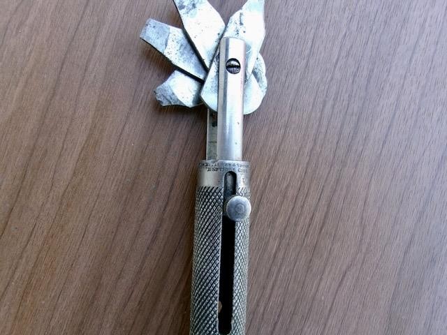 ANTIQUE BILLINGS & SPENCER PAT.1896 SLIDING SCREWDRIVER TOOL 4-BLADES