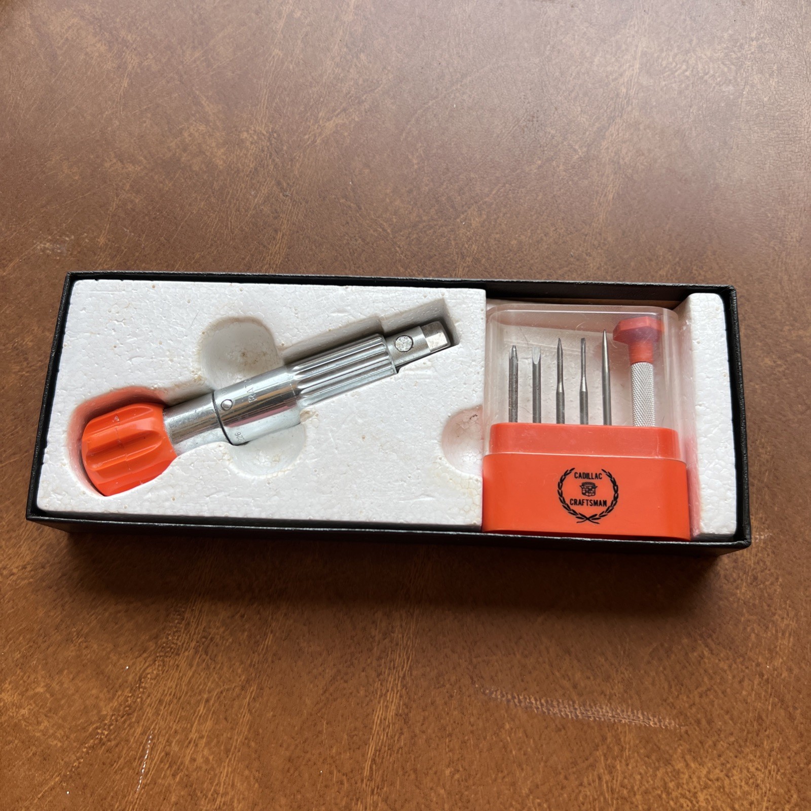 Vintage Cadillac Ratchet & Screwdriver Set Versatool Set Advertising Promo