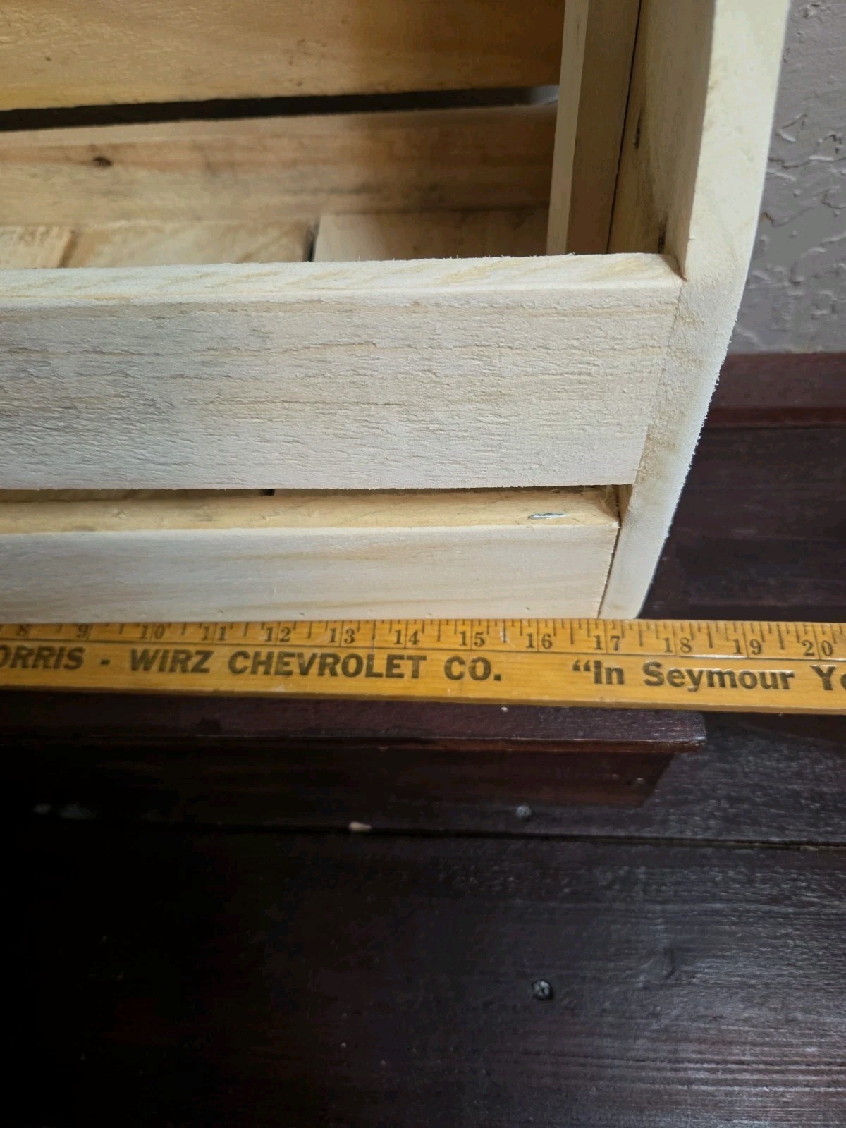 Reclaimed Wood Garden, Tool Caddy Tote Box Farmhouse Decor Or Use NICE 17x10x13″