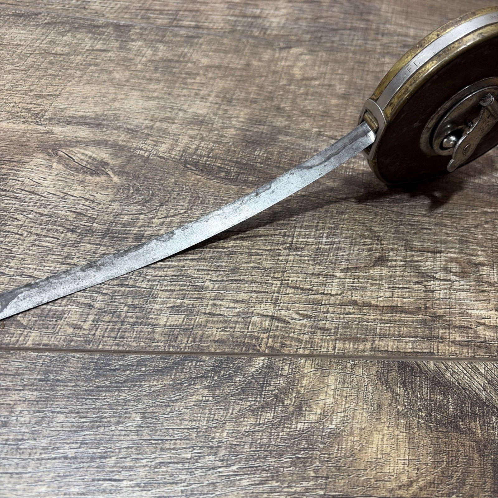 The Vtg Lufkin Rule Co. Steel 50 ft. Tape Measure Patented Dec. 1926- Feb. 1927